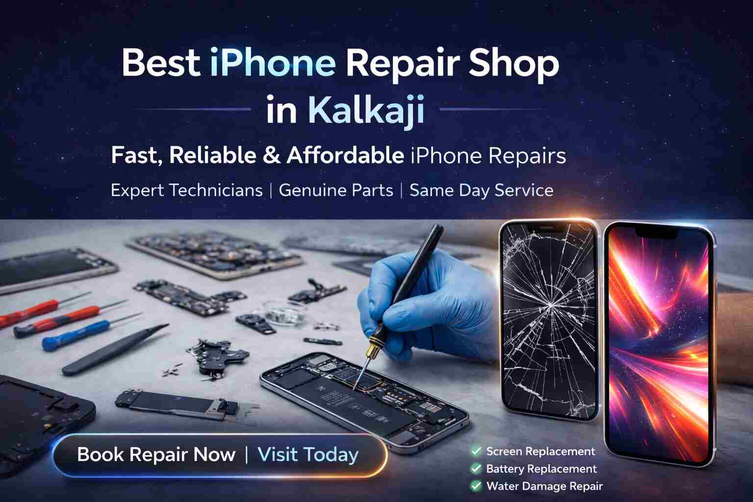 iPhone Repair Shop in Kalkaji
